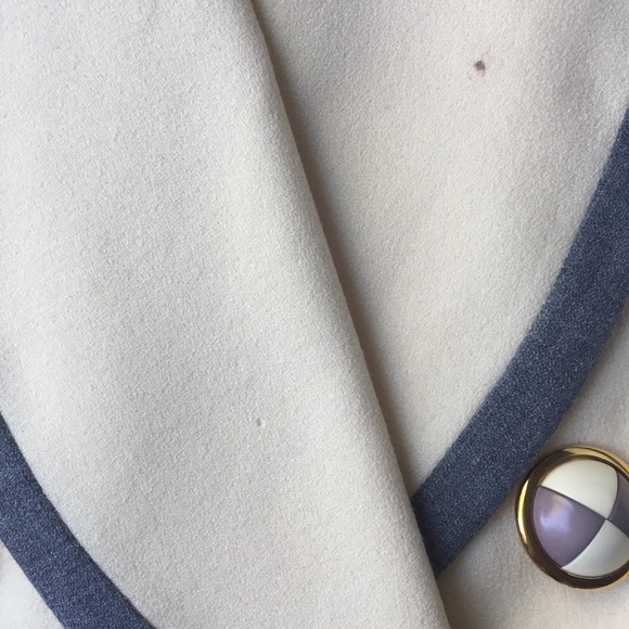 VINTAGE Mark Eisen Wool Double Breasted Blazer 6 - Picture 7 of 8